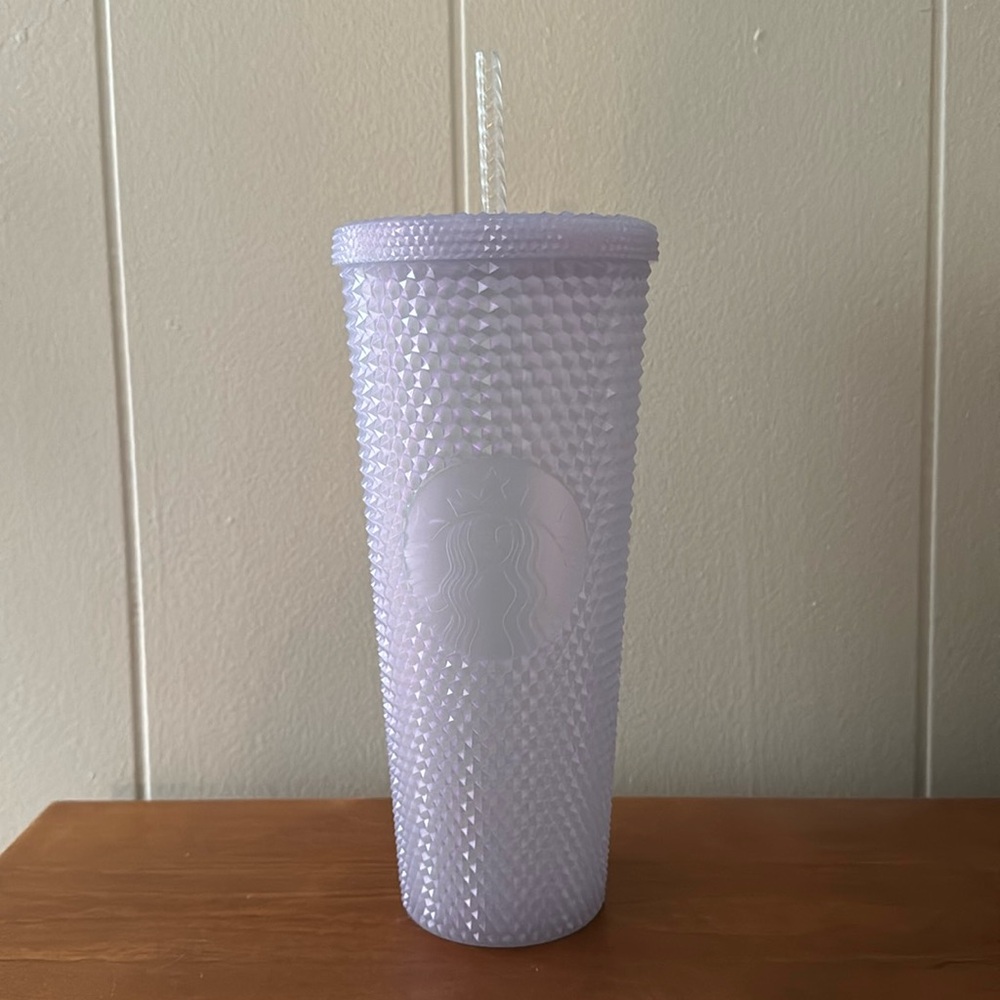 *NWT* Purple Iridescent 24 Oz Starbucks Tumblr